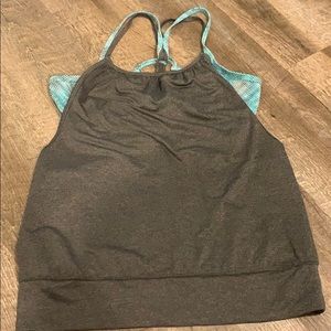 Tank with built in sports bra